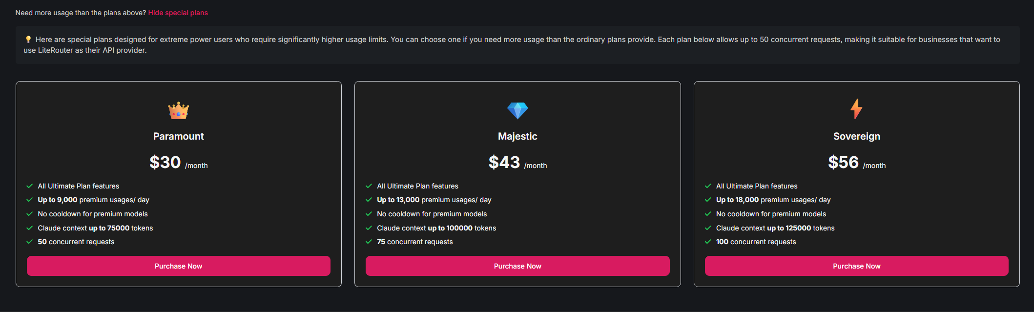 Скрытые премиум-планы Literouter
